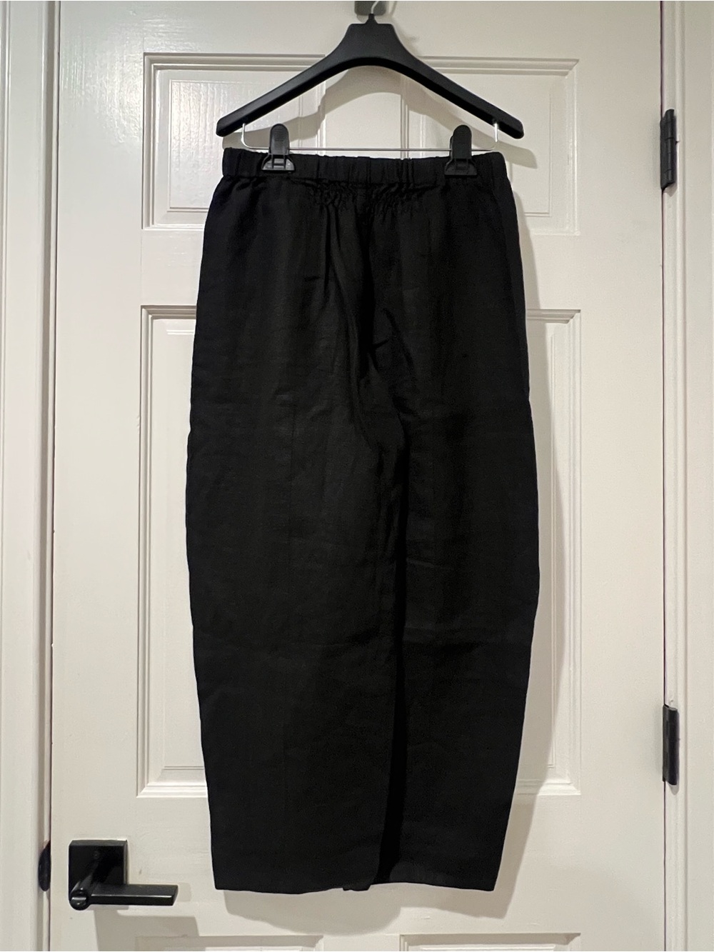 Madewell Black Relaxed Linen-Blend Chino Pants - Picture 7 of 7